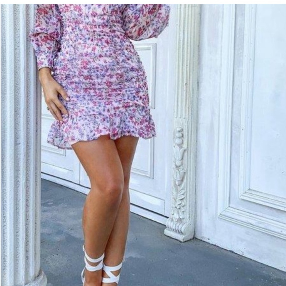 Love Shack Fancy inspired smock dress